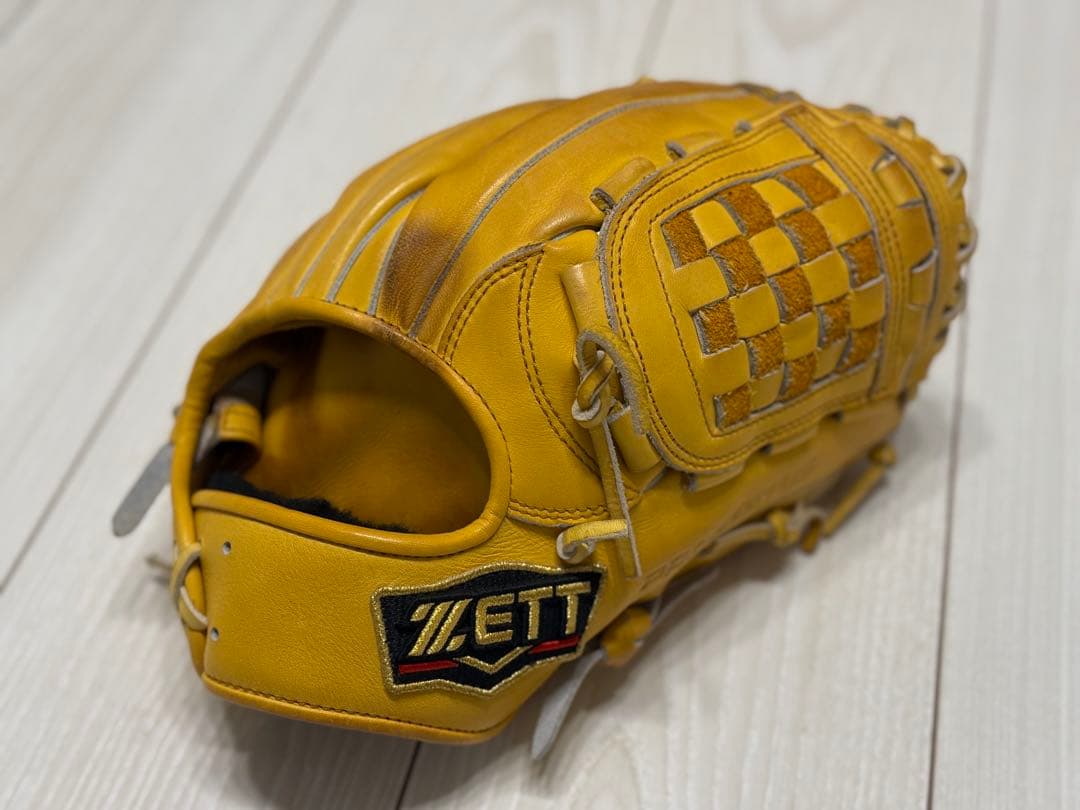 ZETT イエロー 軟式 西武源田選手モデル