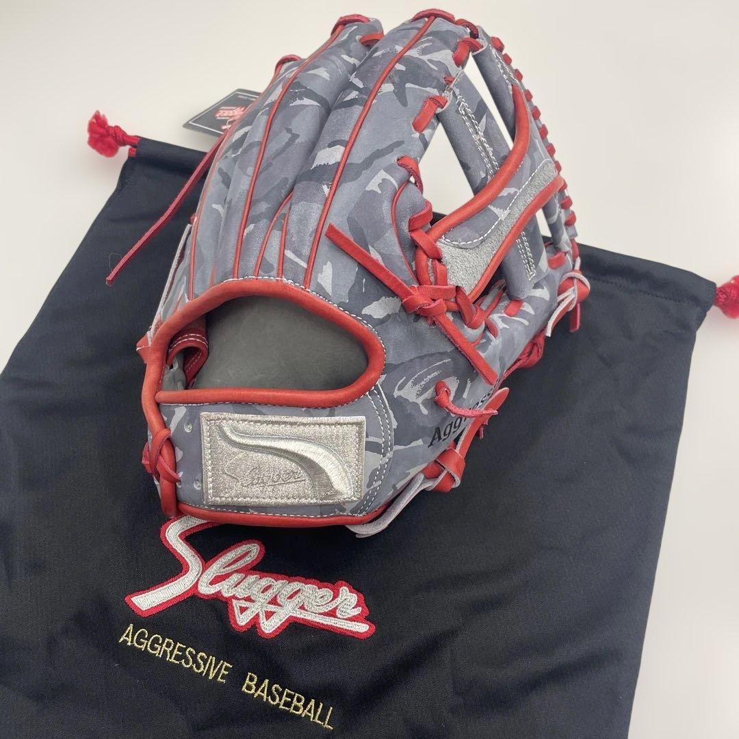 クリスマスセ－ル レア 限定品 久保田スラッガー 軟式グラブ 銀キラキララベル