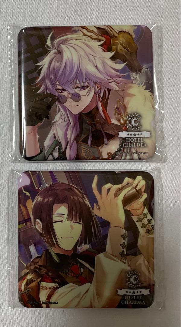 FGO　ホテル　アメニティ　缶バッジ　マーリン　太公望