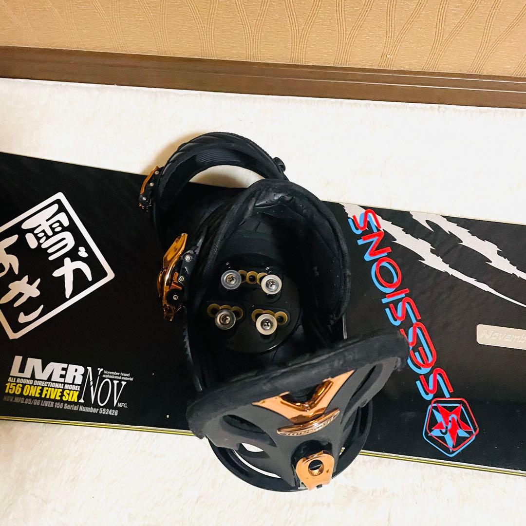 スノーボードセットNovember LIVER OGASAKA ×BURTON