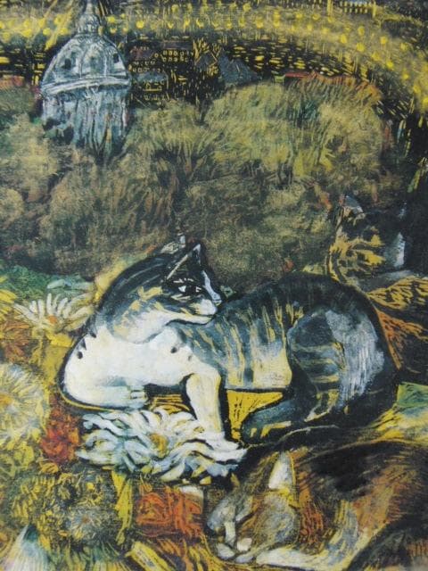 小松澄佳、【夜】、希少な額装用画集より、新品額装付、状態良好