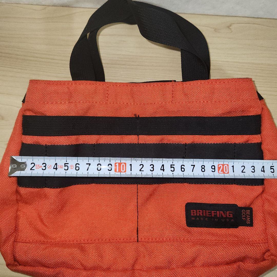 限定品　BRIEFINGxBEAMS GOLF カートバッグ オレンジ