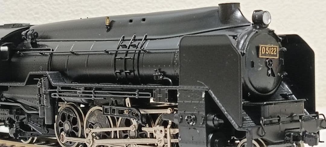 HOゲージ 天賞堂アダチ D51全流蒸気機関車、メンテナンス済