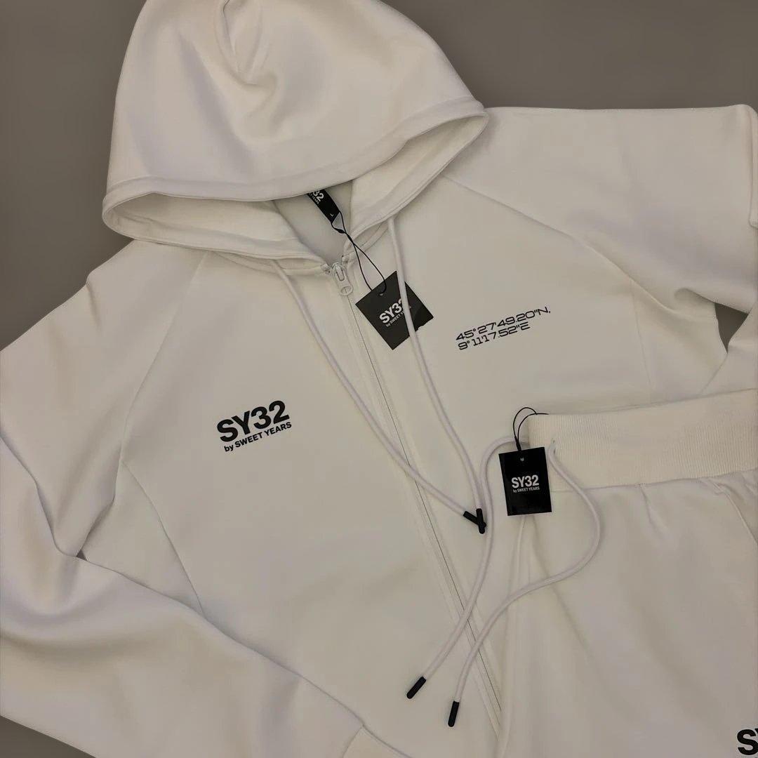 SY32 セットアップ 長袖 長ズボン Sサイズ ホワイト 新品未使用タグ付き