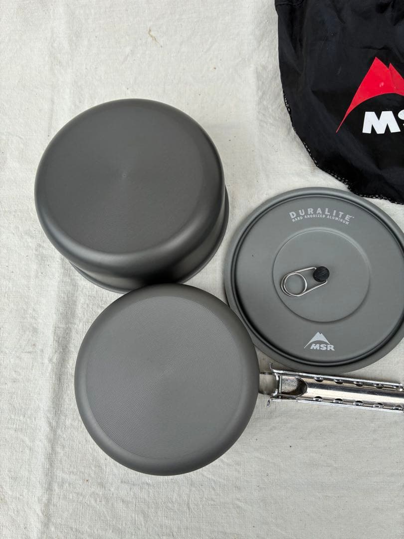 ② 未使用　ミニ　MSR DURALITE クッカーセット