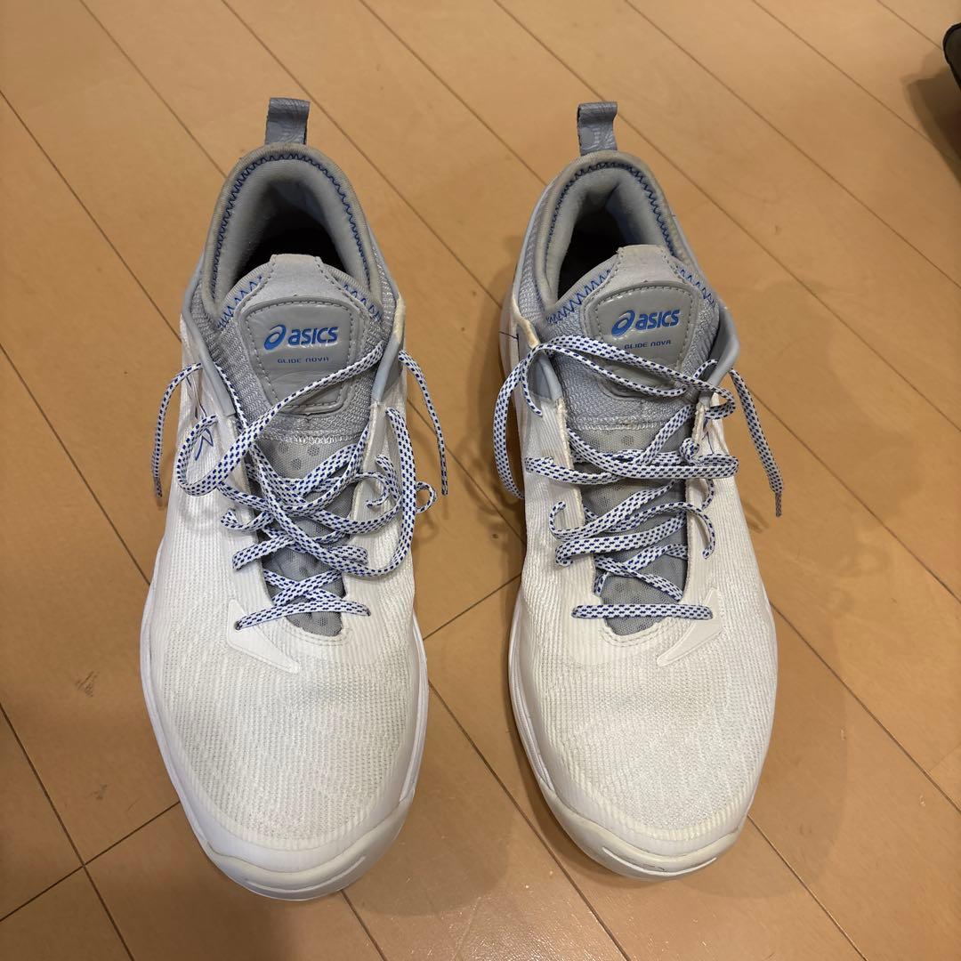 asics グライドノヴァff2 限定カラー(白/青)