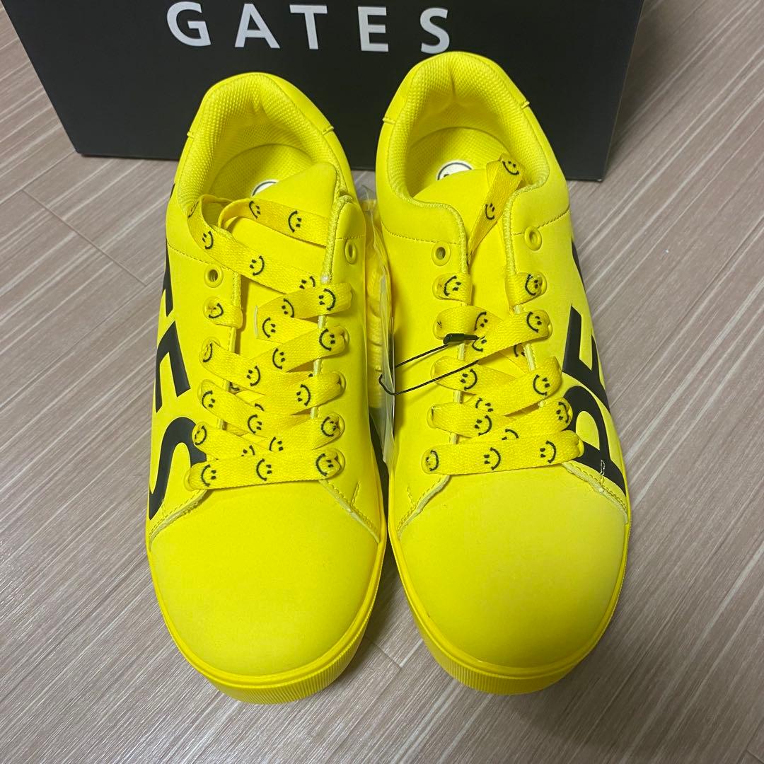新品未使用PEARLY GATES イエロー ゴルフシューズ　サイズ23.5cm