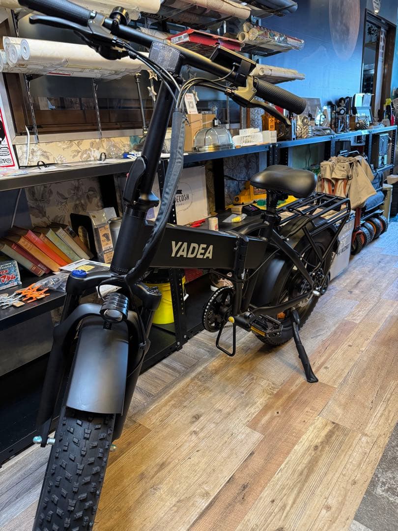 YADEA 電動アシスト自転車 シティタイプ ブラック