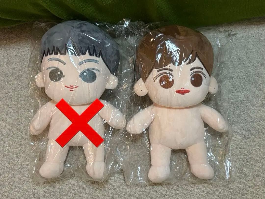 東方神起　ぬいぐるみ　45cm チャンミン　ユノ