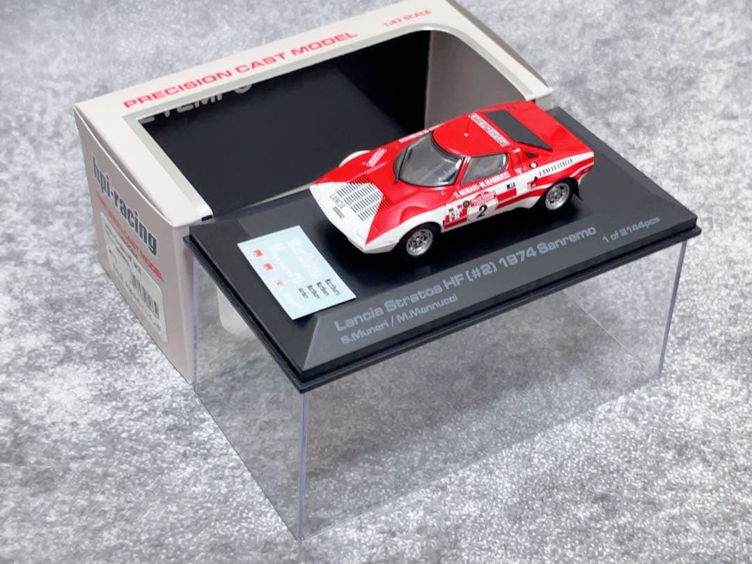 hpi 1/43 ランチア ストラトス HF #2 1974 サンレモ優勝車