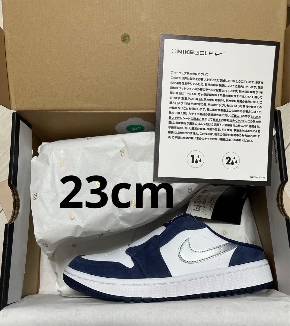 【新品 未使用】NIKE ジョーダン ミッドナイトネイビー ゴルフ 希少品　23
