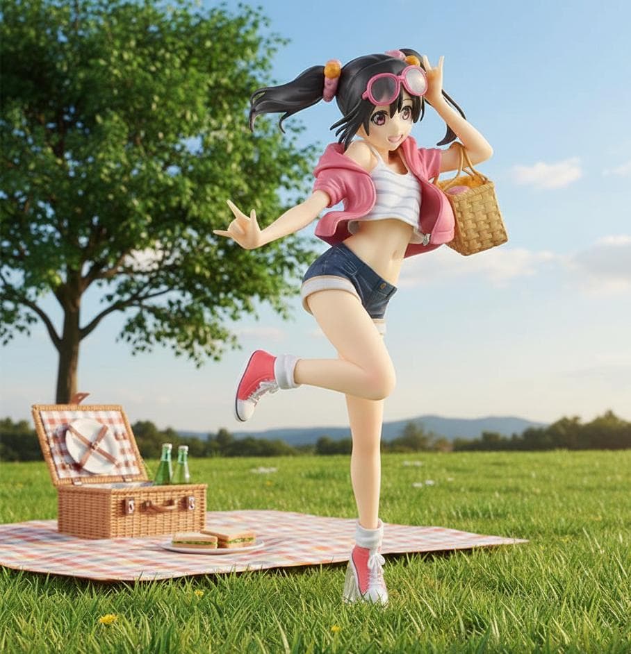 犬夜叉桔梗のフィギュア高さ約25cm巫女装束を着用し弓矢を持ったポーズ懐かしい