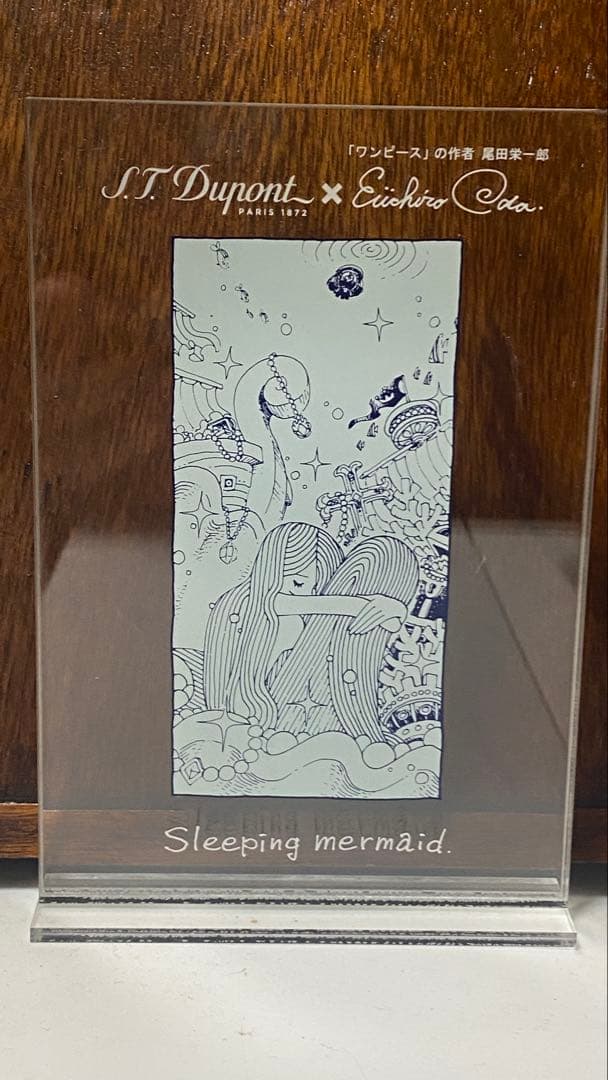 激レア非売品・展示品ライターのデュポン×ワンピース尾田栄一郎のコラボ　スタンド