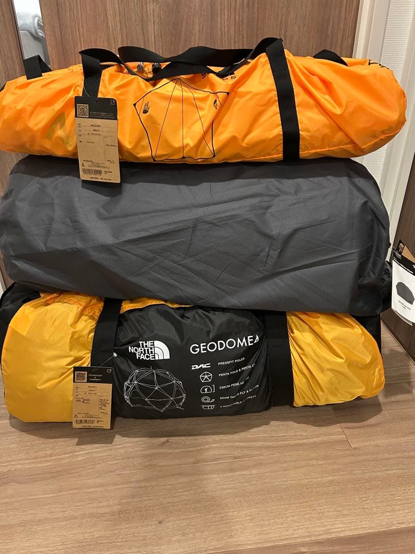 新品未使用3点セット　ノースフェイスGEODOME4 、スタープ5、専用マット