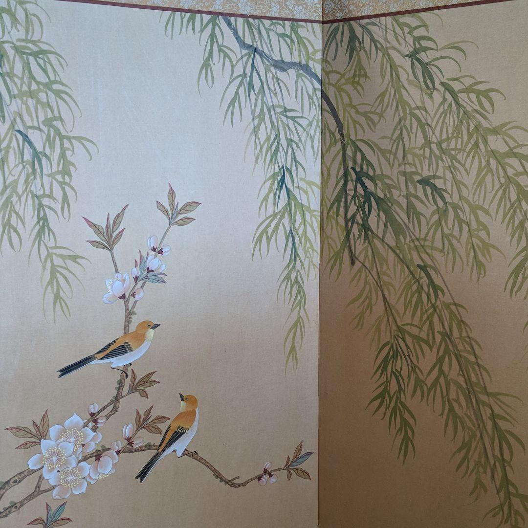 日本画　屏風