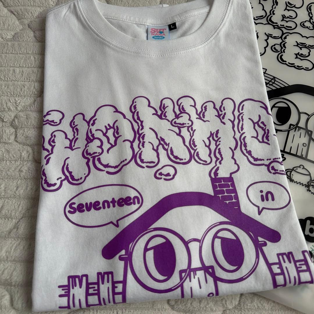 新品未使用　ナナ民民泊　Seventeen Tシャツ　ウォヌ　Lサイズ
