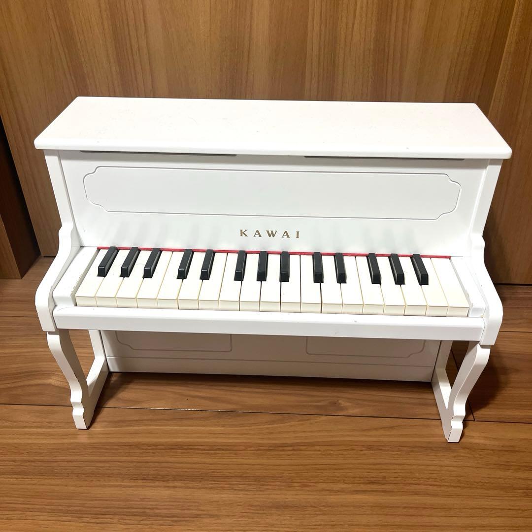 期間限定値下げ【美品】カワイ　アップライトピアノ　ミニピアノ　ホワイト