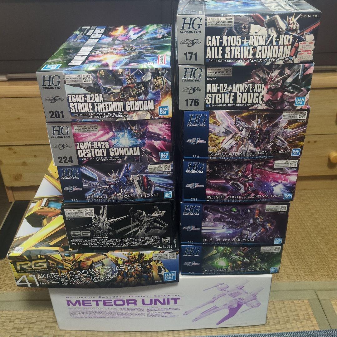 ガンダムSEED ガンプラセット12点