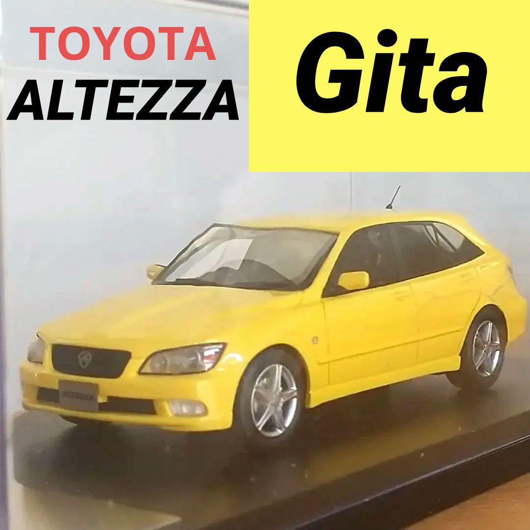 トヨタ アルテッツァジータ ミニカー イエロー ハイストーリー