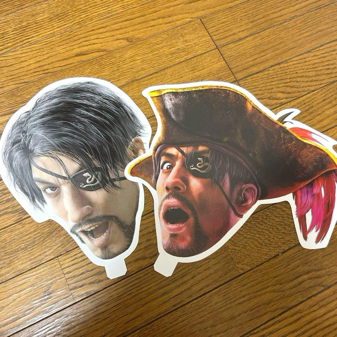 龍が如く 真島のマジ祭り 制作陣 直筆サイン入り お面 2種 東京会場 真島吾朗