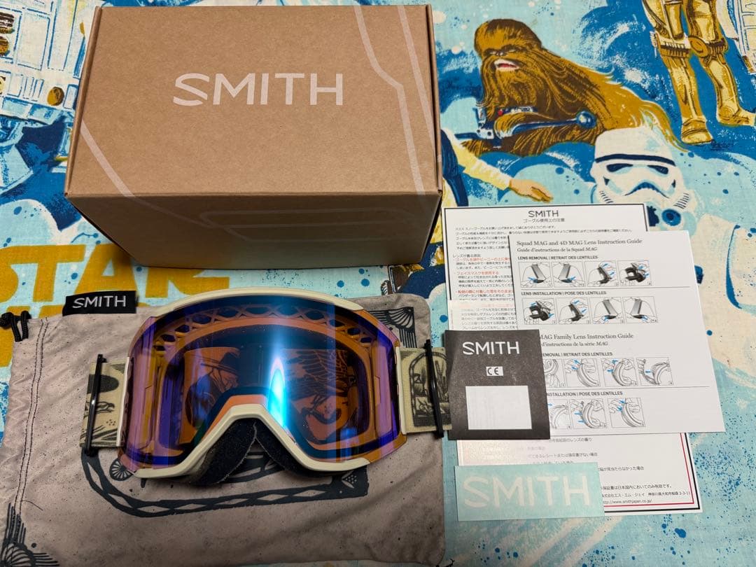 SMITH（スミス）スキーゴーグル Squad Mag（スカッドマグ）レンズ美品