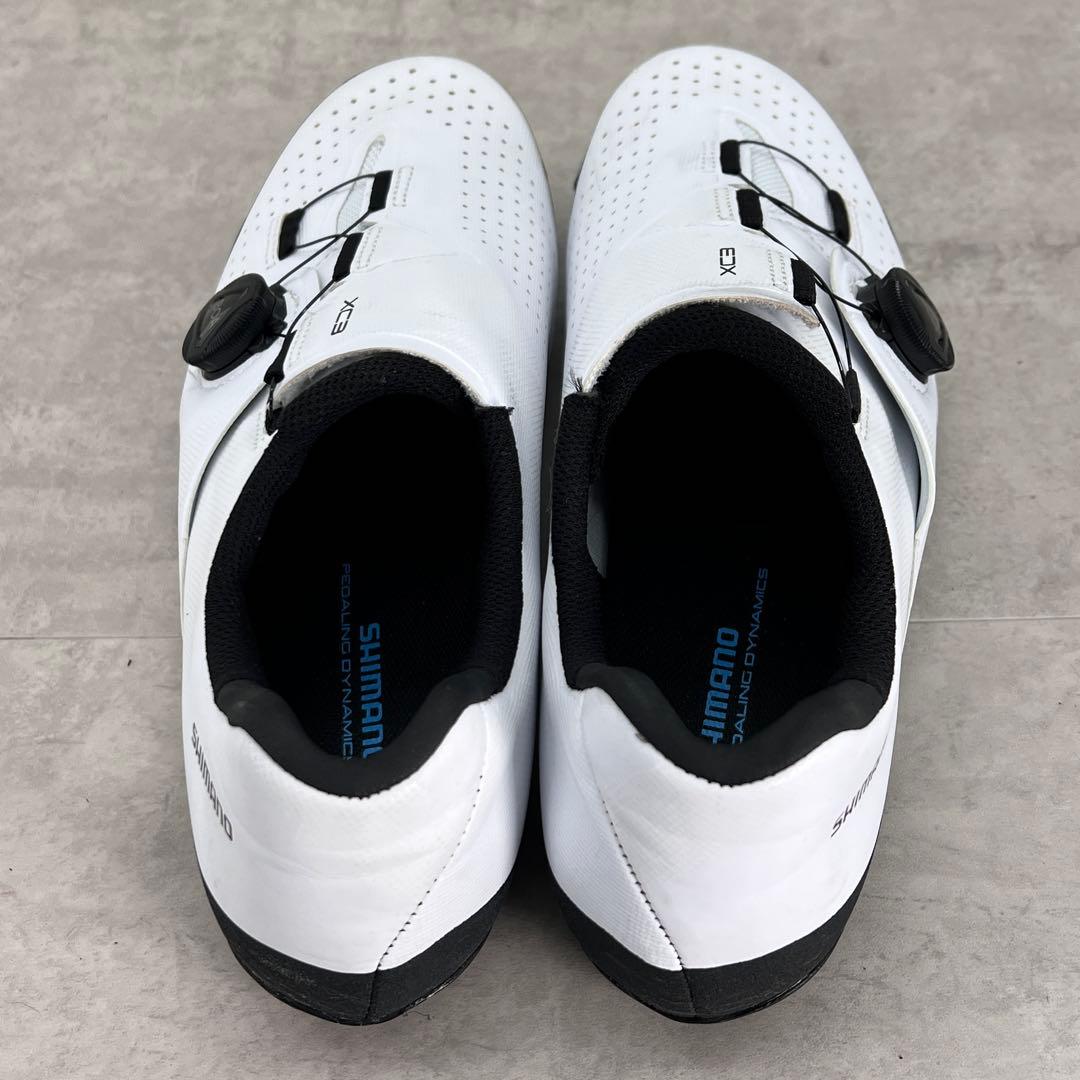 【美品】Shimano XC3 SH-XC300 ホワイト 43(27.2cm)