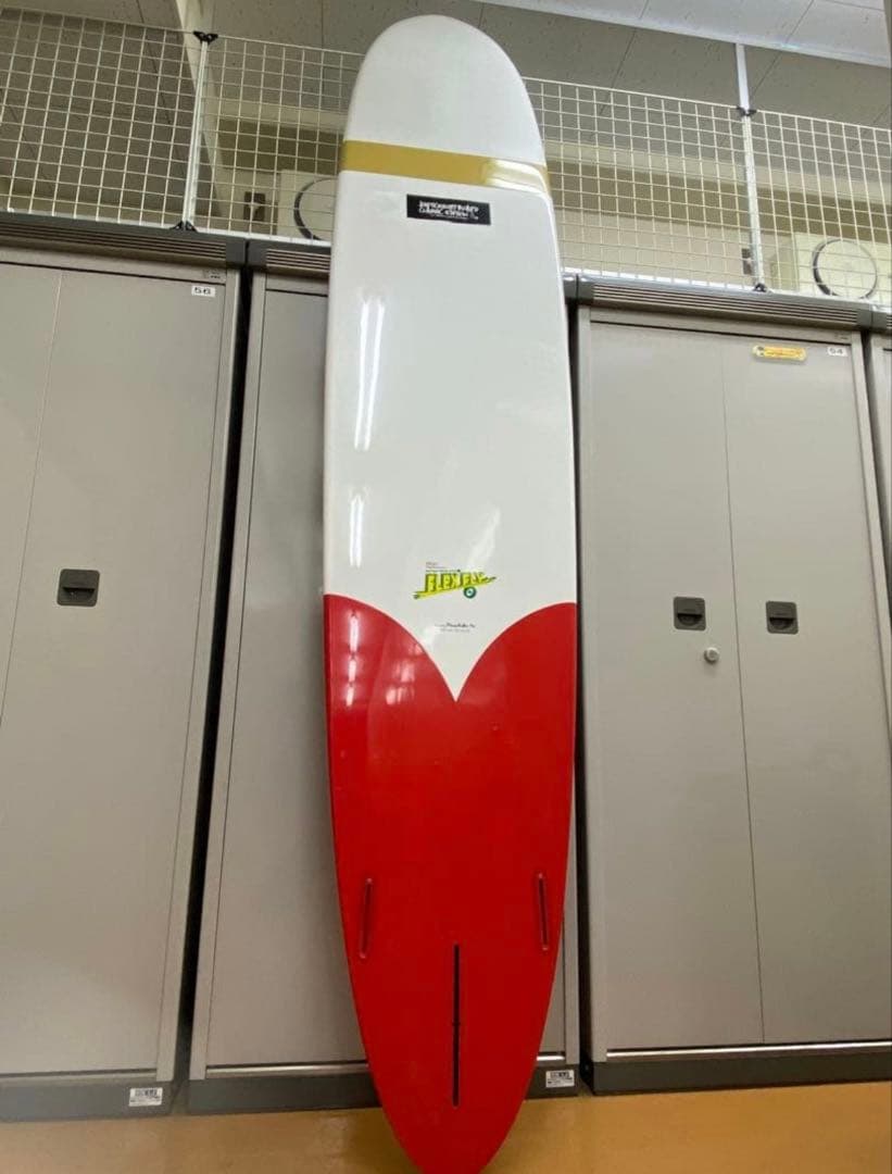 ジャスティスサーフボード フレックスフライ ロングボード 9'0 美品 手渡し可