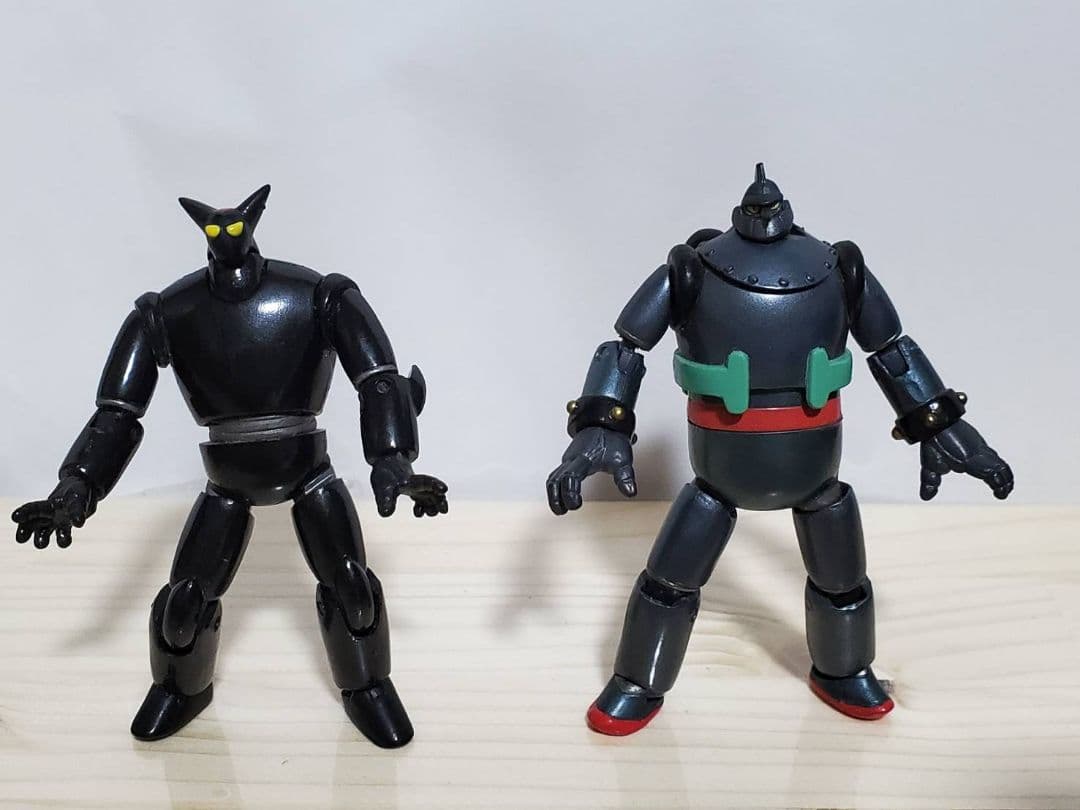 タイムスリップグリコ　フルアクション可動式　鉄人28号&ブラックオックス