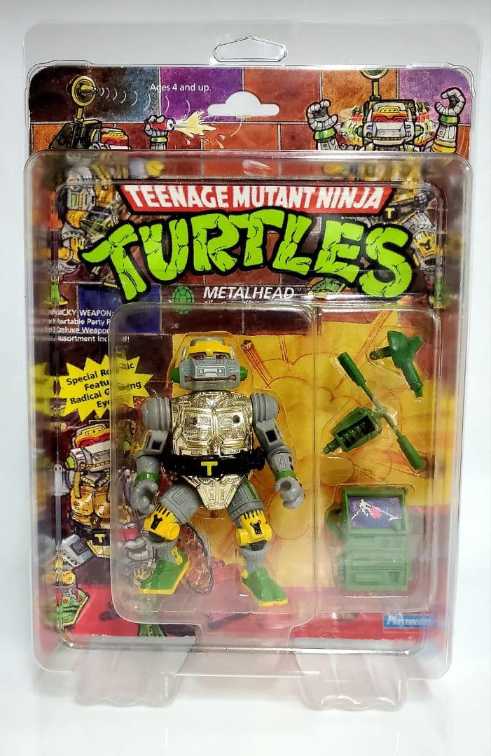 保護ケースのみ　TMNTフィギュア向けUVカット付きケース5個セット ブリスター