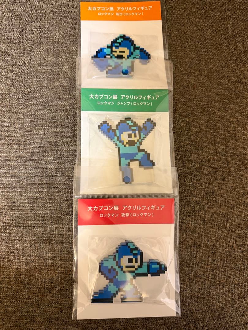 大カプコン展　ロックマン　アクリルフィギュア　セット