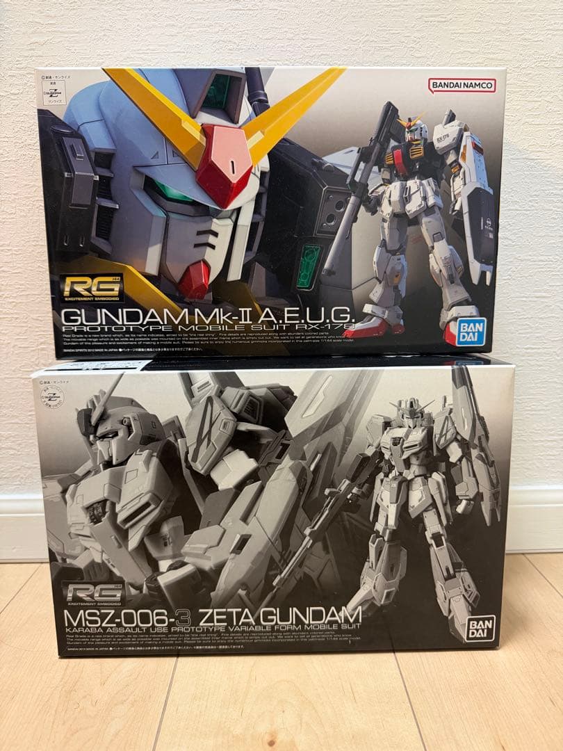 ［1/31 削除］ RGガンプラ2体セット