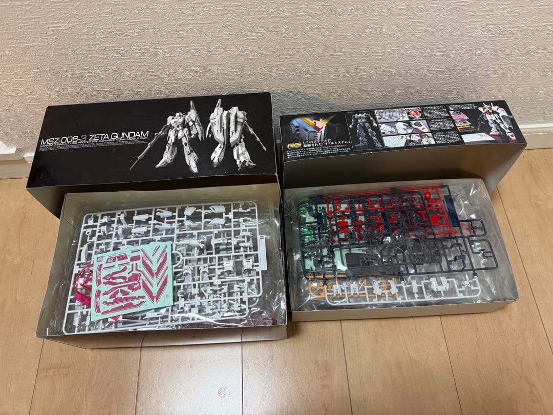 ［1/31 削除］ RGガンプラ2体セット