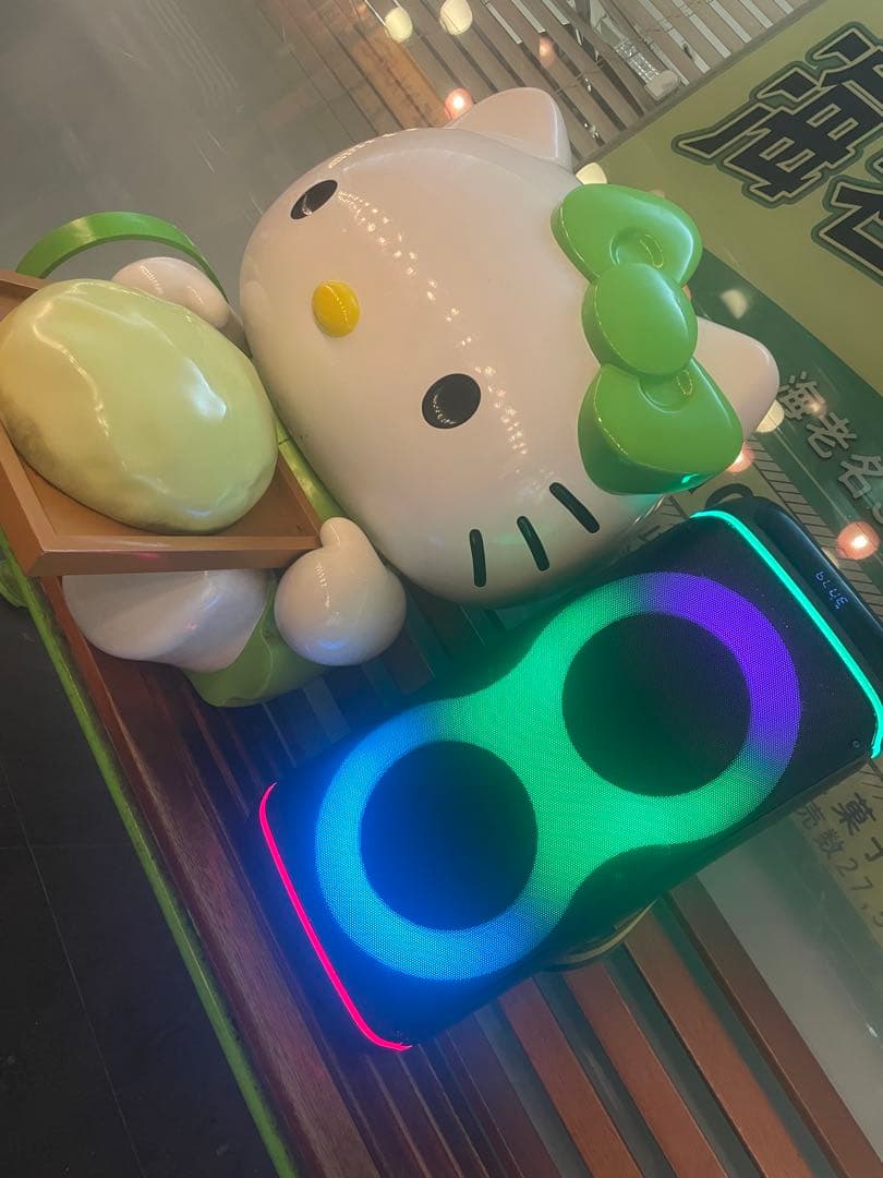 パーティボックススピーカー LEDライト箱あり