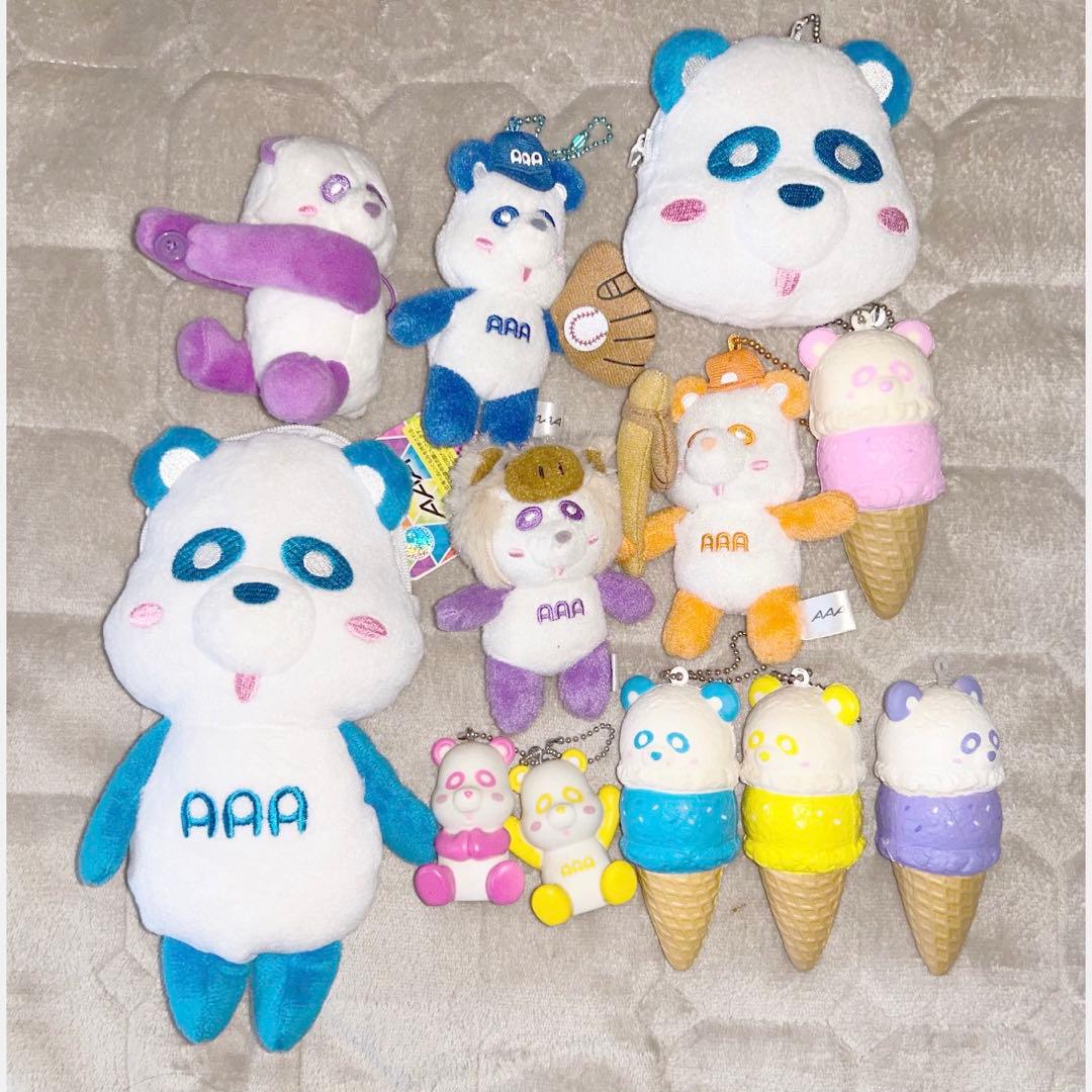 AAA え〜パンダ グッズまとめ ぬいぐるみ
