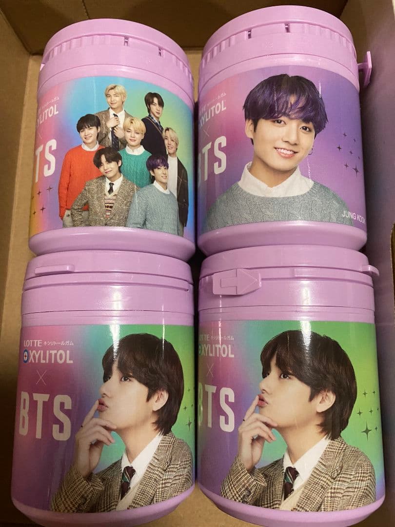 BTS キシリトールガム ボトル グク テテ オールセット