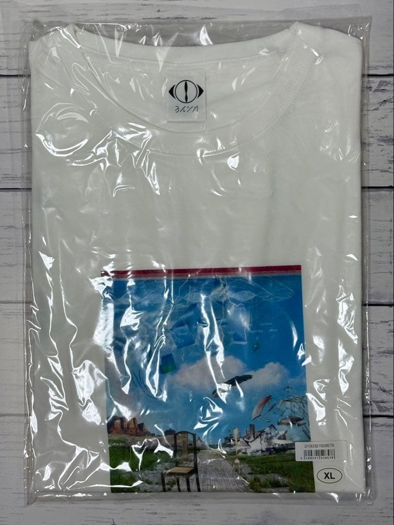ヨルシカ　ライブ　盗作　2021 Tシャツ　〈Type A〉ホワイト　XL