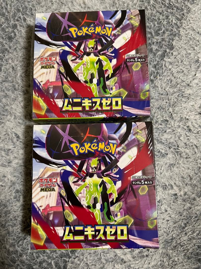 ポケモンカードゲーム 、 ムニキスゼロ シュリンク付き2box