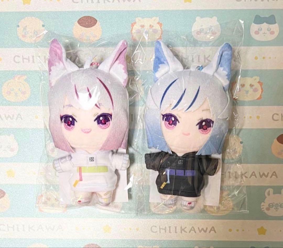HIMEHINA ヒメキツネ キスキツネ ぬいぐるみ ミニぬい マスコット 2点