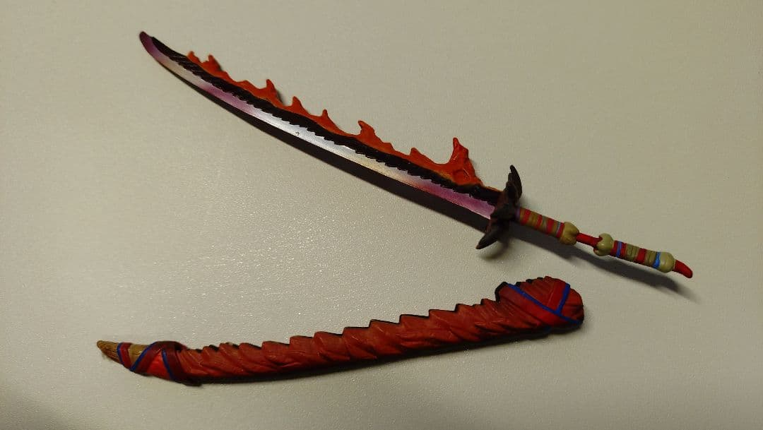 【非売品】モンスターハンター 狩猟武器コレクションVol.3　龍刀【紅蓮】