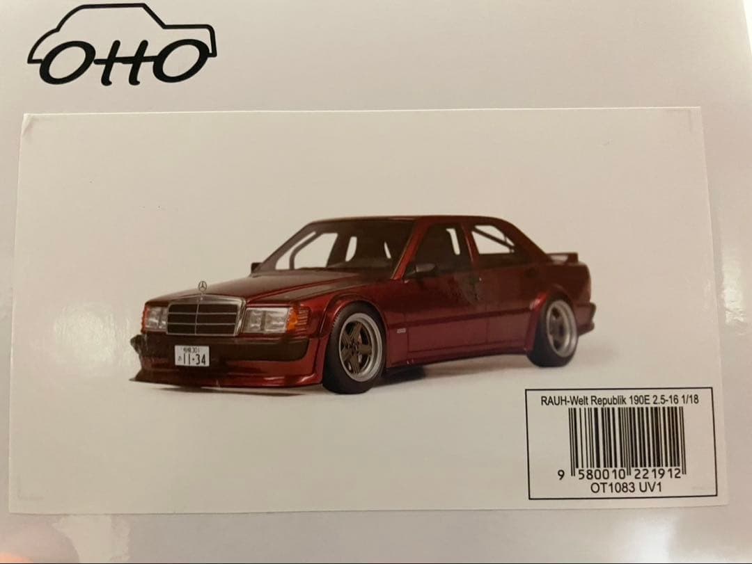 ミニカー 1/18 OTTO RAUH-Welt Republik 190E 2.5-16