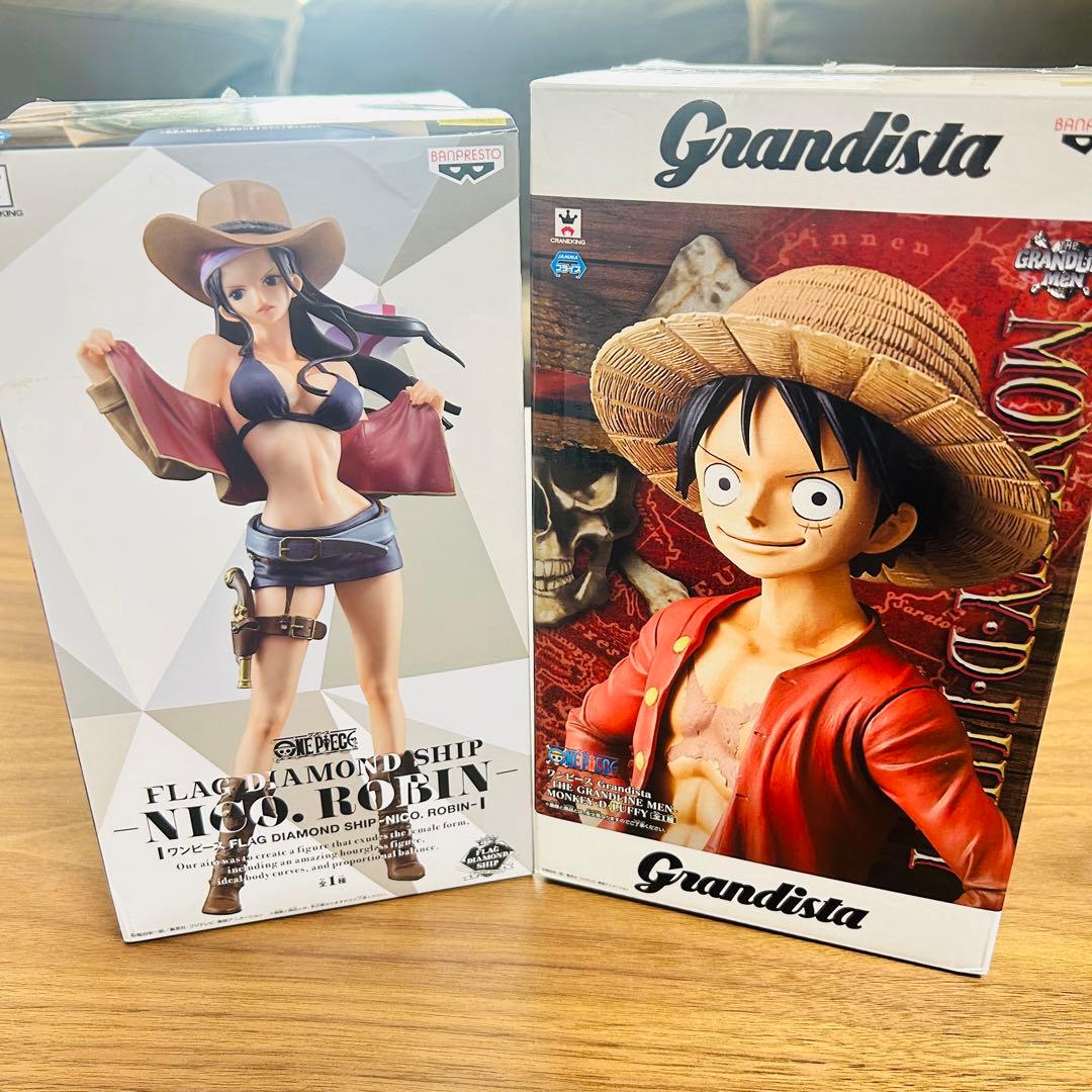ONEPIECE グランディスタ モンキー•D•ルフィ ニコ•ロビン フラッグダ