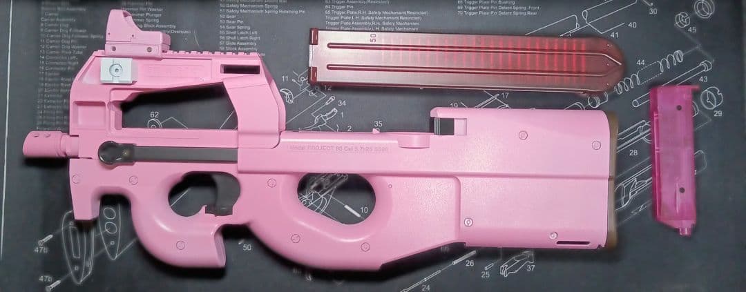 東京マルイ　p90tr verLENN レン風塗装品
