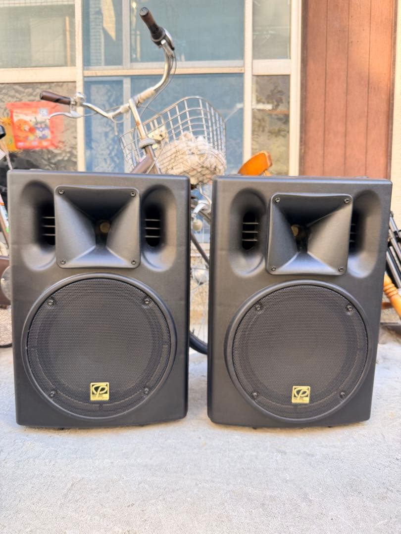 CSP12 ステージメインスピーカー 2台セット、良い品。動作確認済み。
