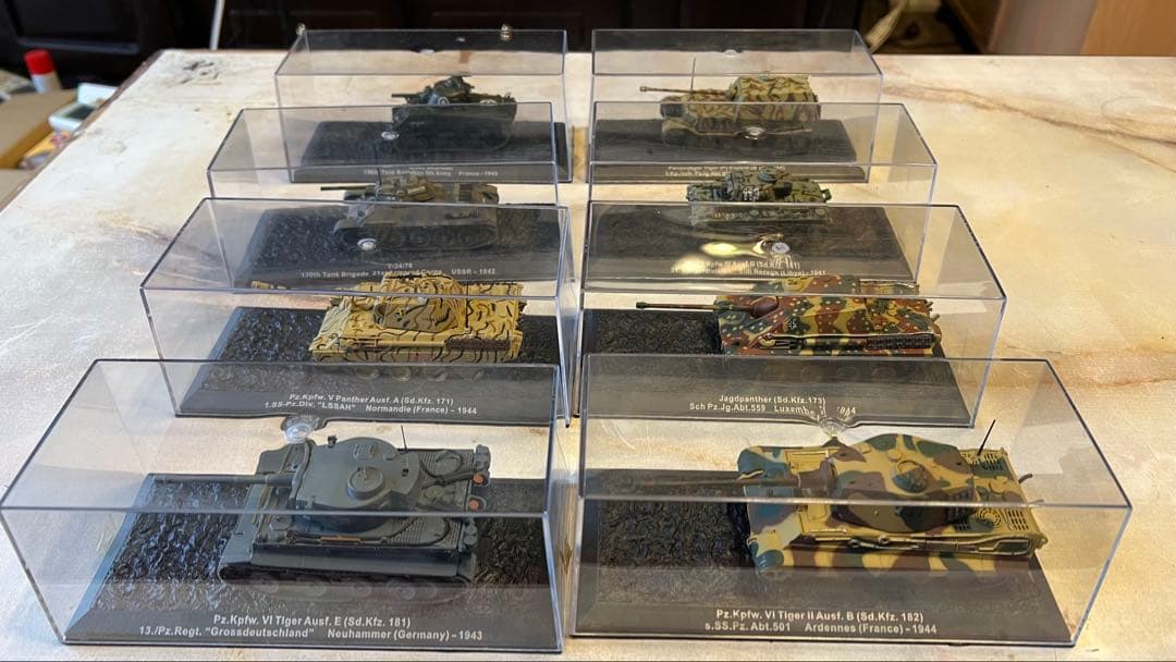 戦車モデルセット ドイツ他　16台