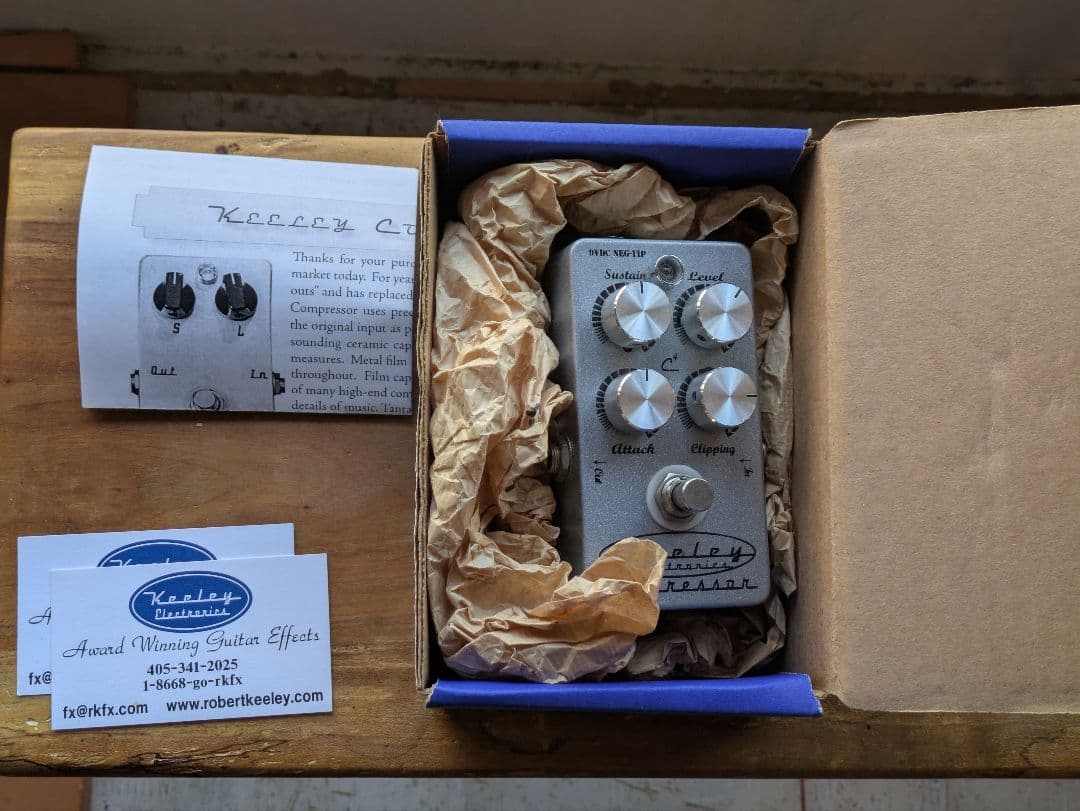 Keeley Compressor C4 4knob editionコンプ