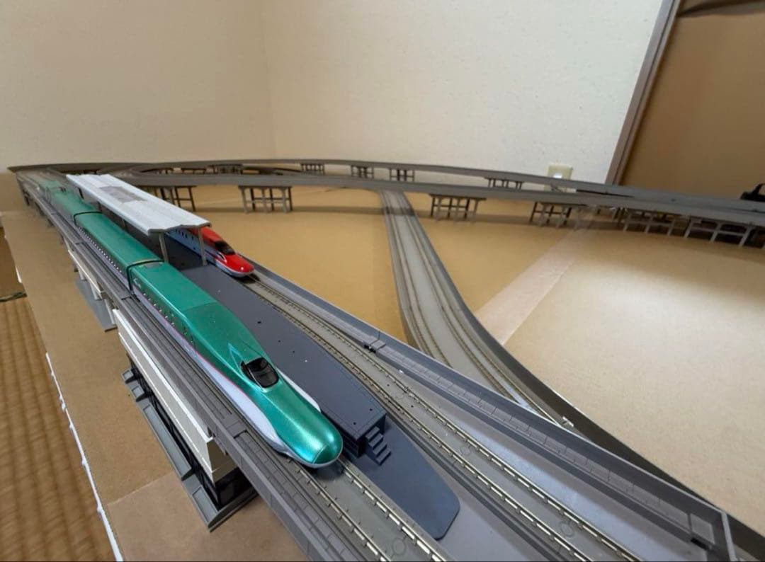 【現品限り】TOMIX 複線スラブレール、駅、E5系E6系
