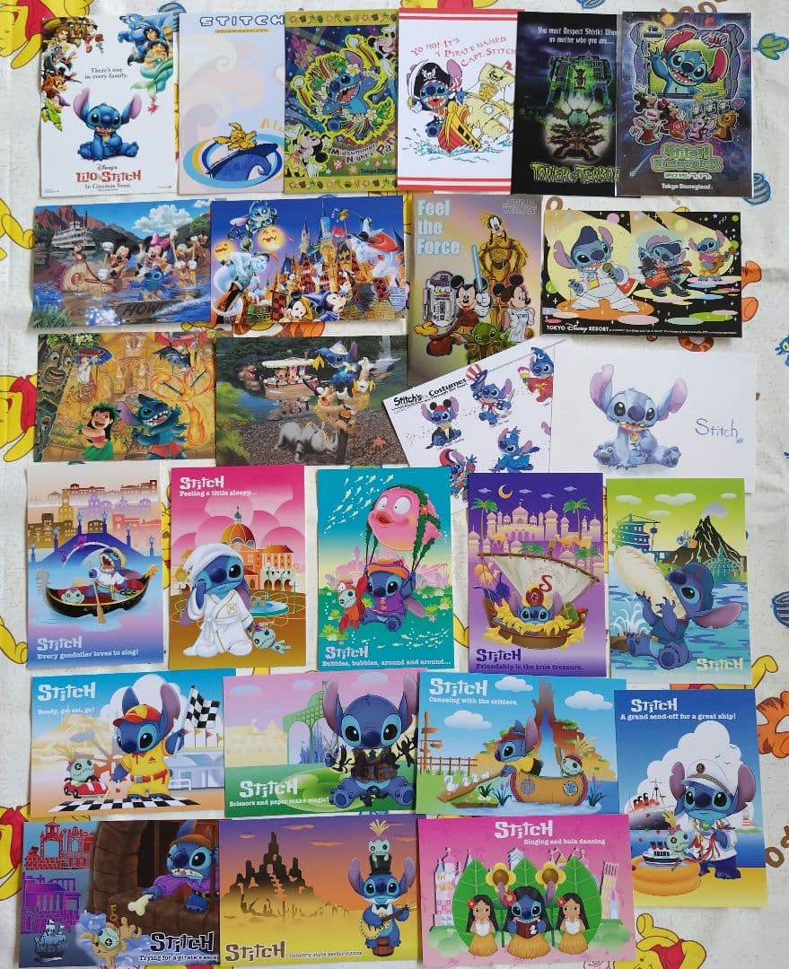 ディズニーポストカード　スティッチ 東京ディズニーランド　シー　リゾート他