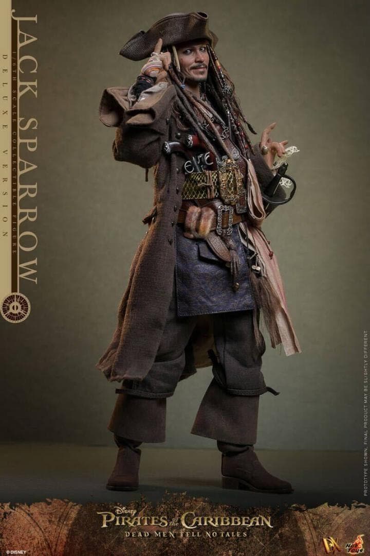 ホットトイズ 1/6 ジャック・スパロウ 2.0 デラックス版 新品 DX38