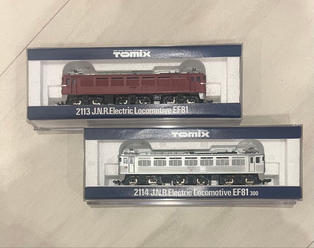 TOMIX EF81型電気機関車 2両セット