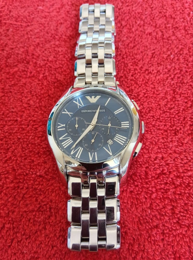 EMPORIO ARMANI AR-1787【極上美品時計】 【クロノグラフ】